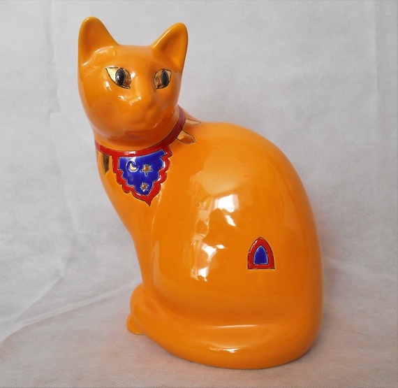 Faienceries De Longwy Orange Cat Figurines En Emaux Ou En Etsy Faienceries De Longwy Orange Cat Figurines En Emaux Ou En Etsy