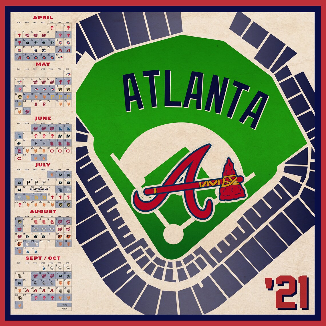 Atlanta Braves 2022 Printable Schedule Printable Blank World