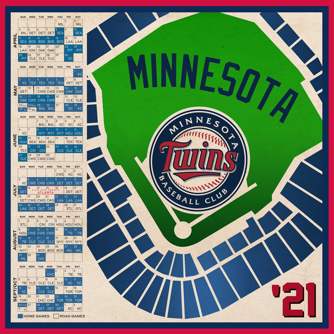 Twins Schedule 2021