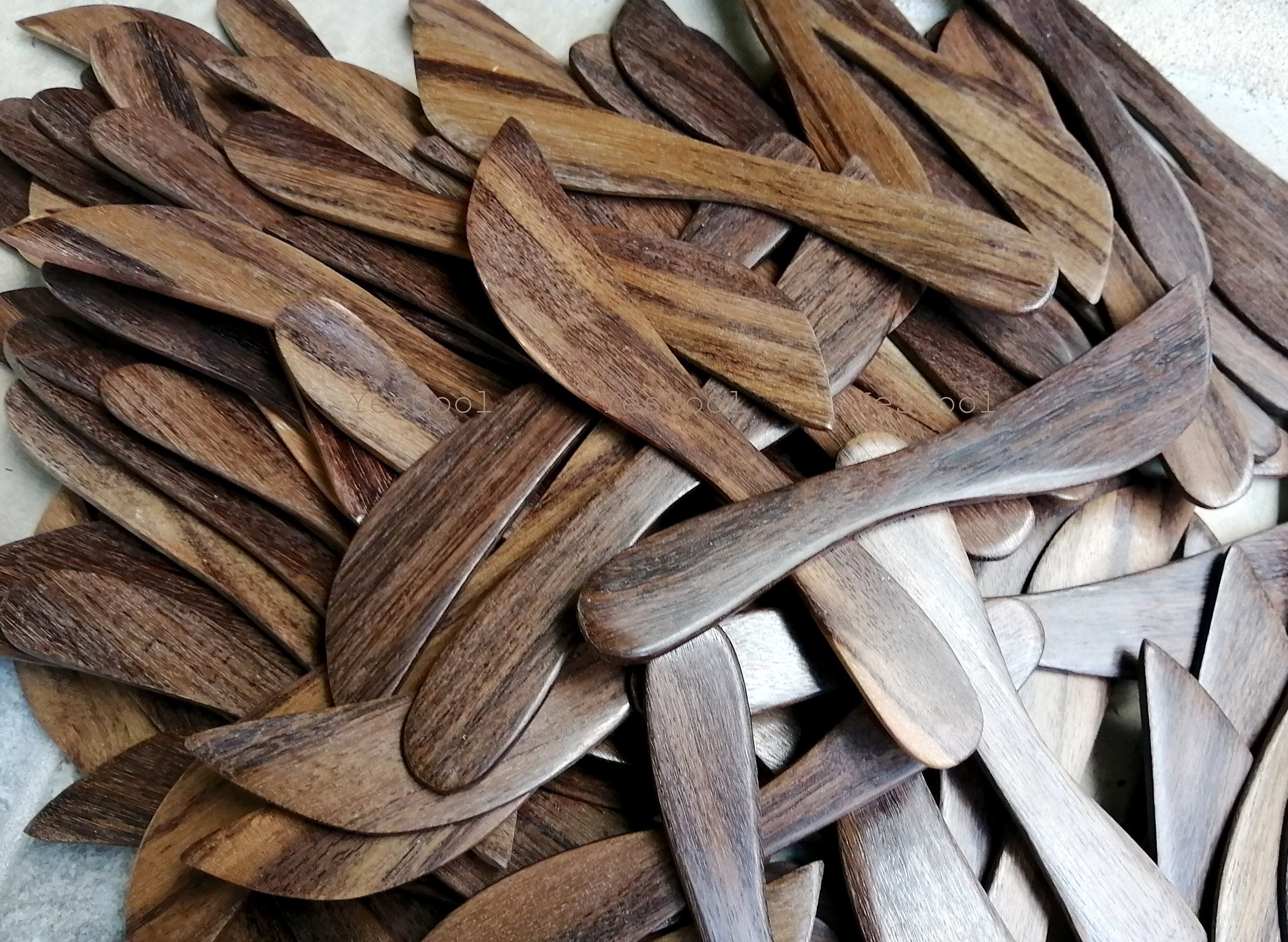 Butter Spreaders Cheese Spreader Wooden Knife Dark Rosewood Etsy