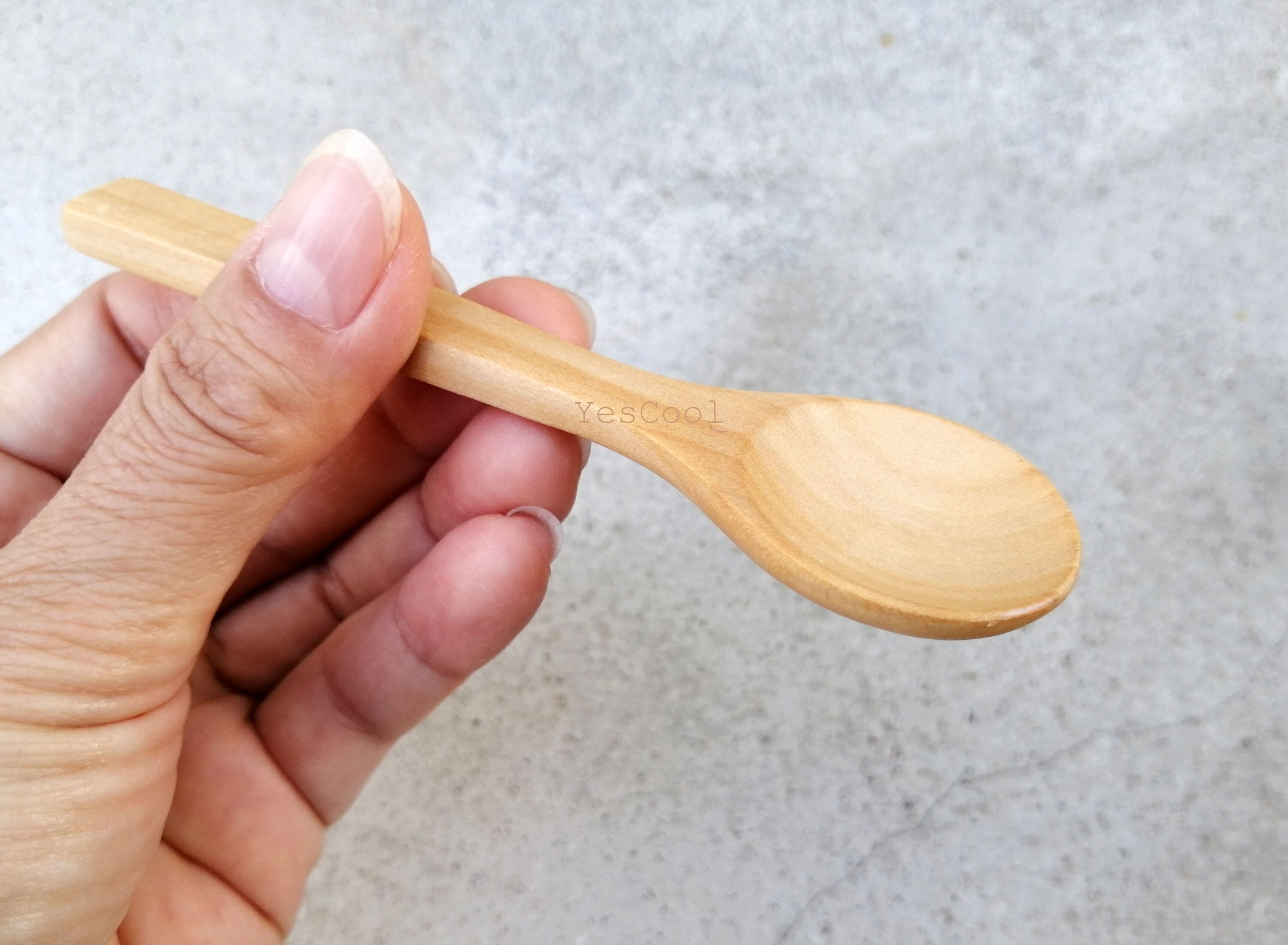 Mini Wooden Spoon Ice Cream Salt Sugar Dessert Spoons Wood Set Etsy