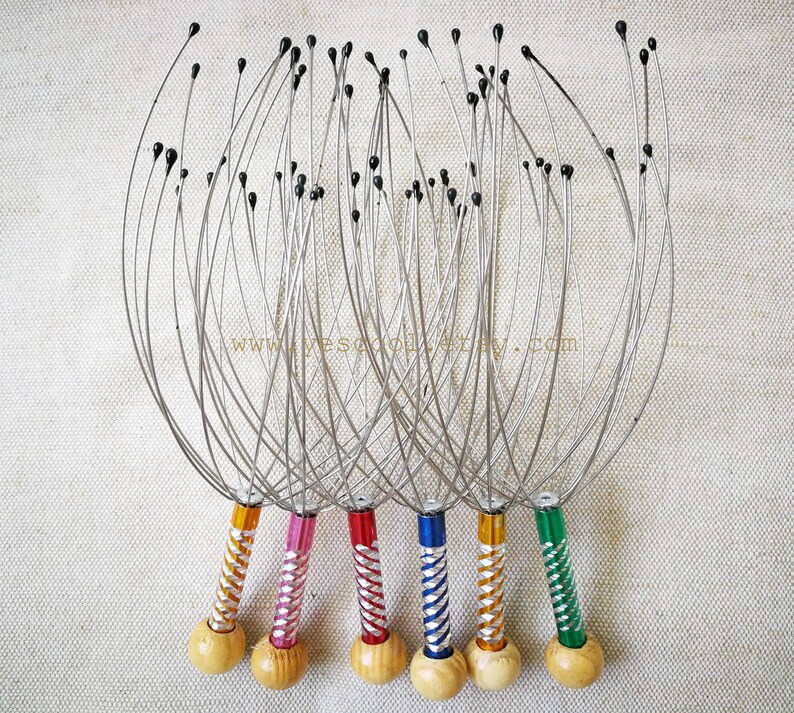 Scalp Massager Head Scratcher Head Massage Tool Sets Etsy