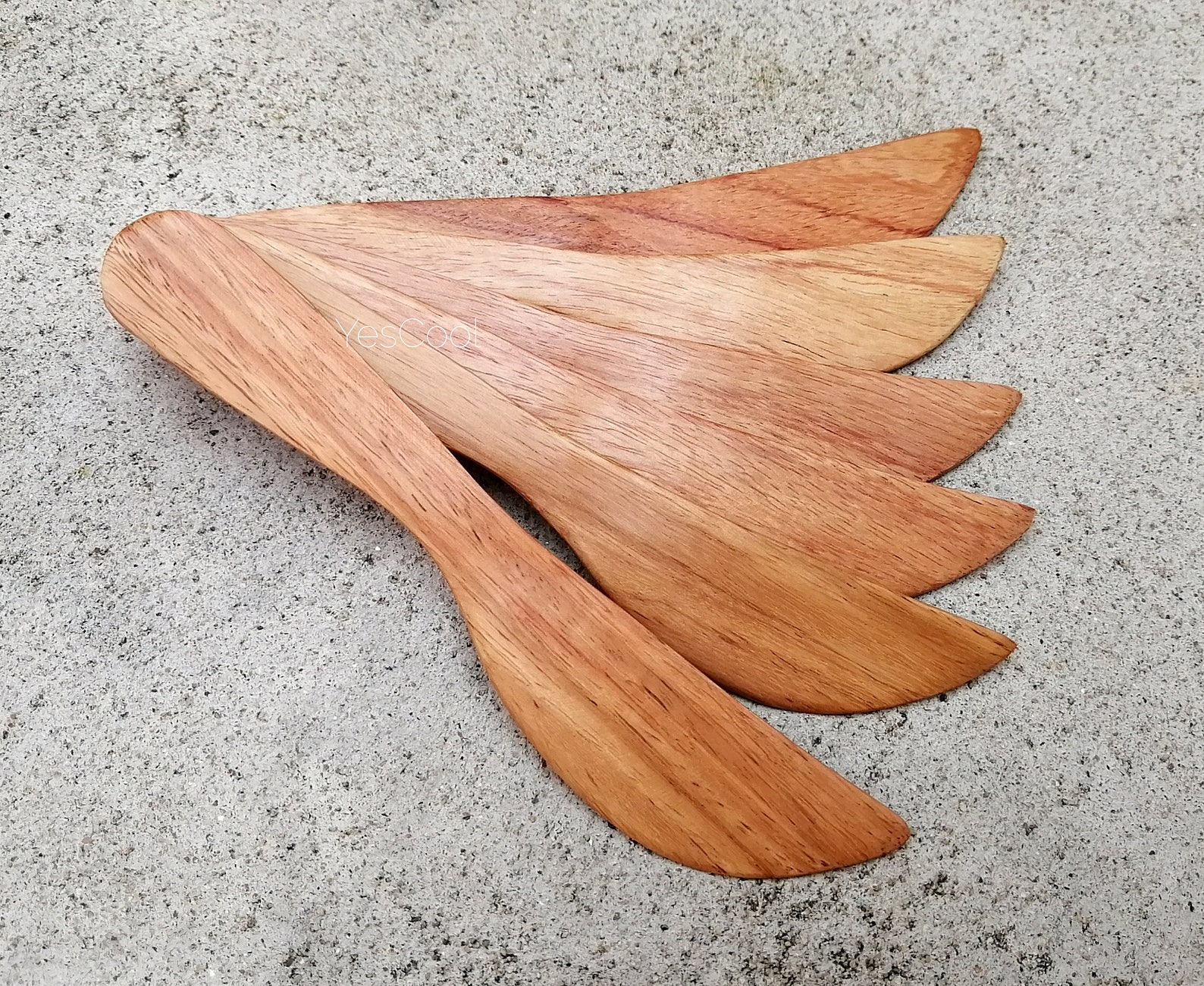 Butter Spreaders Cheese Spreader Wooden Knife Natural Wood Set Etsy