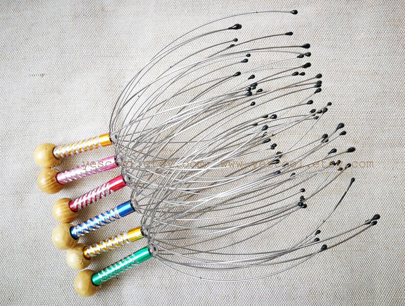 Scalp Massager Head Scratcher Head Massage Tool Sets Etsy