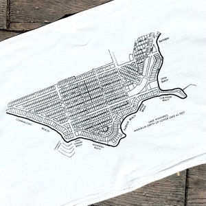 Torchon carte Victoria Beach Manitoba
