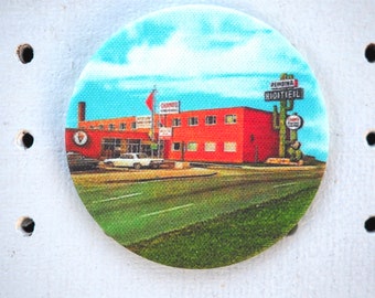 The Pembina Hotel 3 inch fabric Magnet