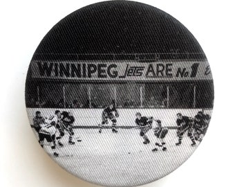 Winnipeg Jets Vintage Photo Magnet
