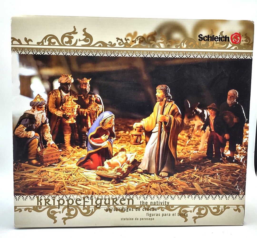 Schleich Krippefiguren Nativity Set Germany 8 Figures Original Etsy