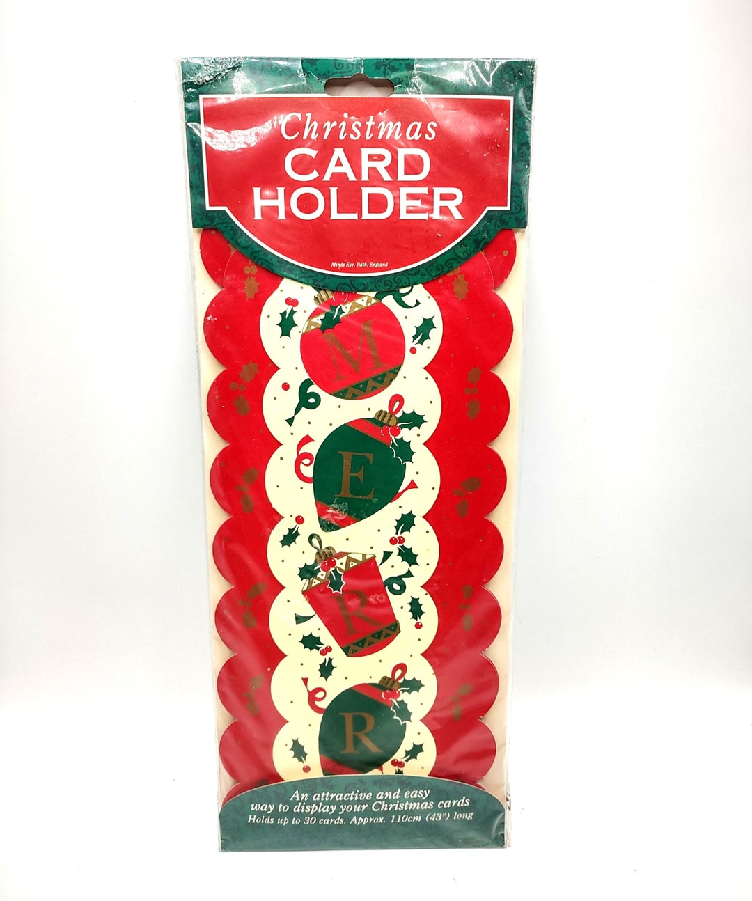 Vintage Christmas Card Holder 