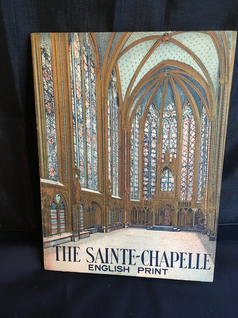 1940s Tourist Guide to The Sainte Chapelle in English by Wanda Rabaud