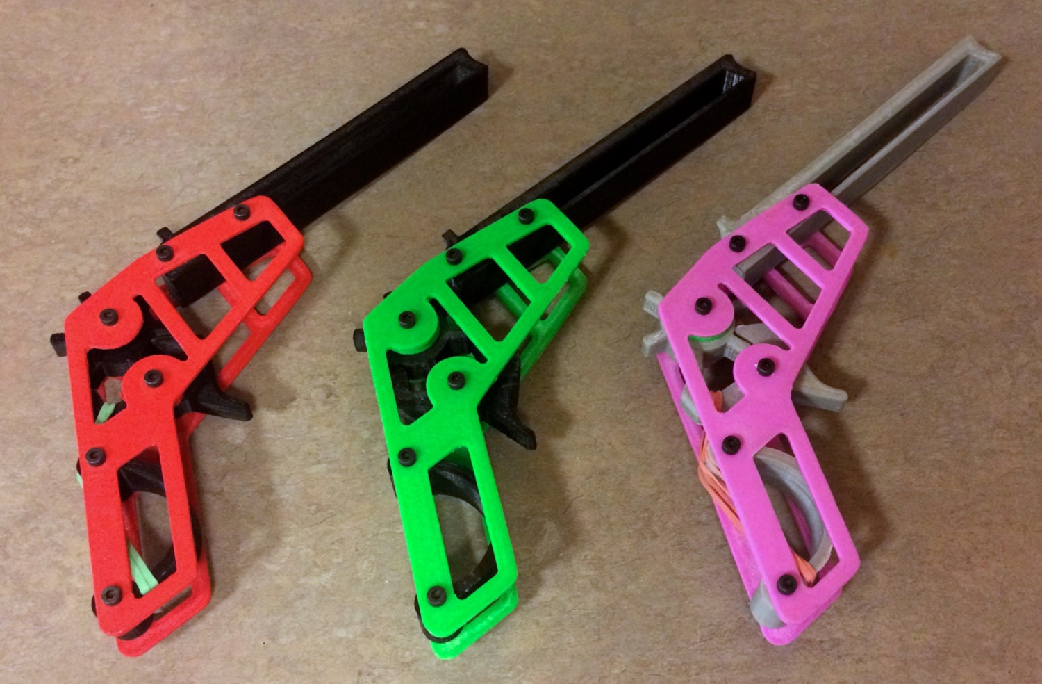 3d Printed Rubber Band Gun or Rubber Band | Etsy
