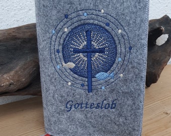 Gotteslobhülle “Strahlenkreuz” als Geschenk zur Erstkommunion