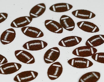 Glitter Football Confetti | Football Love, Football Party, Football Theme | Party Decorations