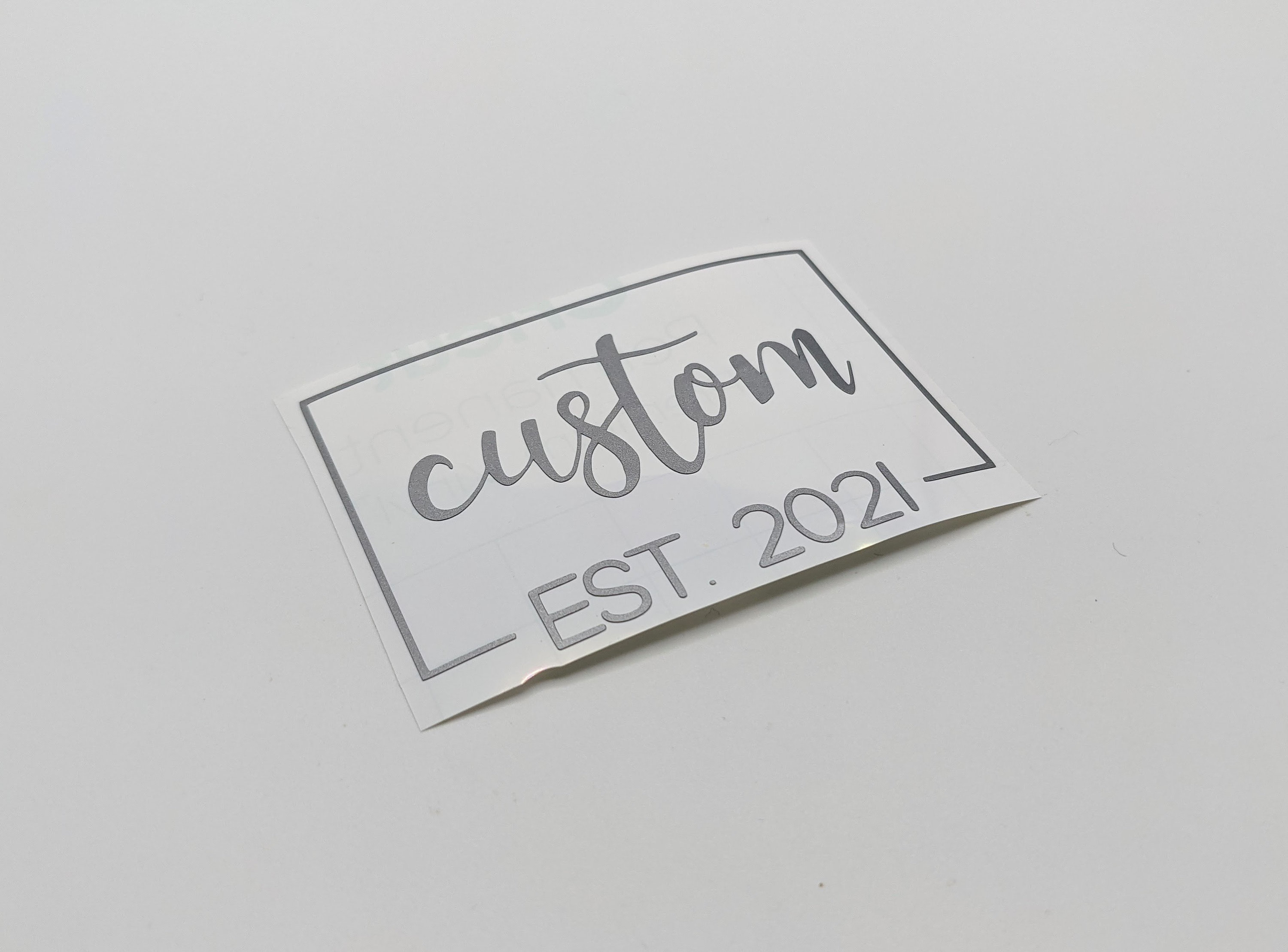 Custom Logo Design Decal | Personalized Small Business Decor, Custom ...