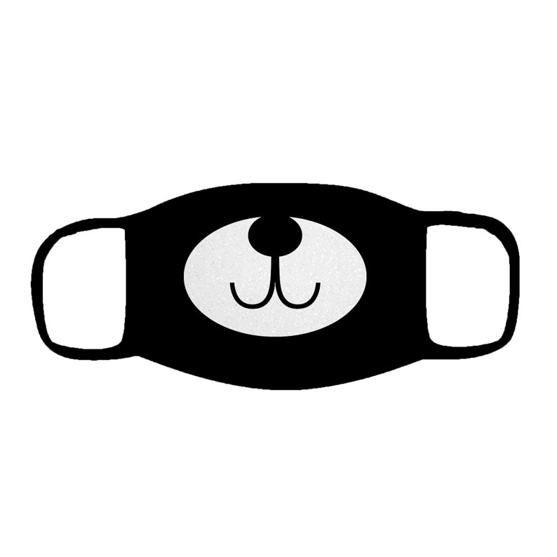Download Animal Face Mask SVG Cut Files Iron On Face Mask SVG | Etsy