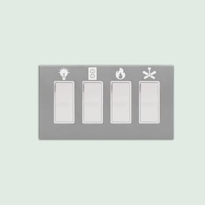 Light Switch Decals | Light, Outlet, Fan Labels, Outlet Decal, Home ...