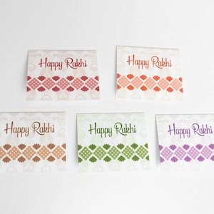 Carte vierge Rakhi heureux de Zazzle.be Liste d'envies Vous avez des idées ? Lot de 5 | Options de tailles multiples | Mini 3 x 2,5 pouces ou standard 5 x 4 pouces
