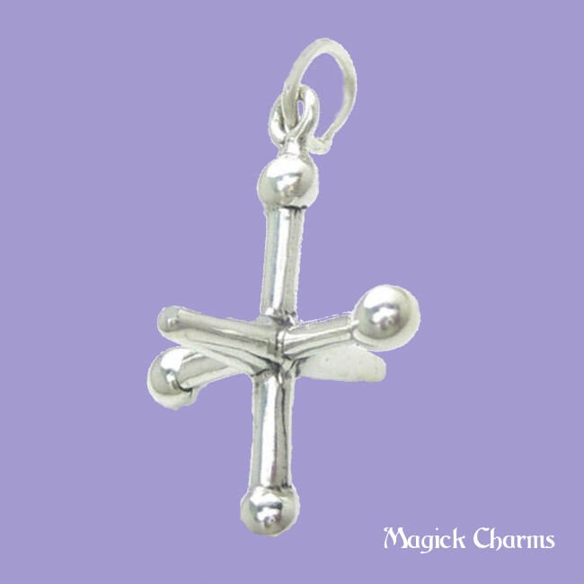 JACKS Game Piece Charm .925 Sterling Silver Jax Toy Pendant Etsy