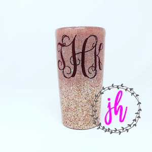 Rose Gold Two Colored/Ombre Custom Tumbler
