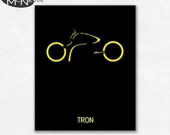 Tron Movie Poster (Minimal), Fine Art Print