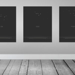 CASSIOPEIA CONSTELLATION, Astronomy Print, Photographic Print for the Home Decor image 3