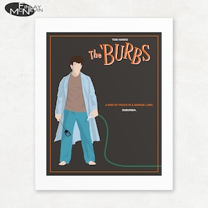 Retro Style &#39;The &#39;Burbs&#39; Movie Poster Print - Unframed Giclee Art