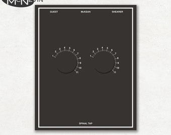 Spinal TAP Minimalist Movie Poster, Impression Fine Art