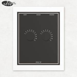 Retro Style &#39;This is Spinal Tap&#39; Minimalist Movie Poster Print - Unframed Giclee Art