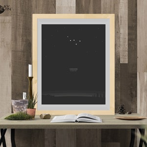 CASSIOPEIA CONSTELLATION, Astronomy Print, Photographic Print for the Home Decor image 2