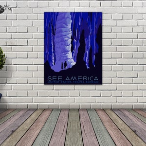 SEE AMERICA 3-Pack, Vintage 1930's WPA Poster Reproduction, United States Travel Posters image 3
