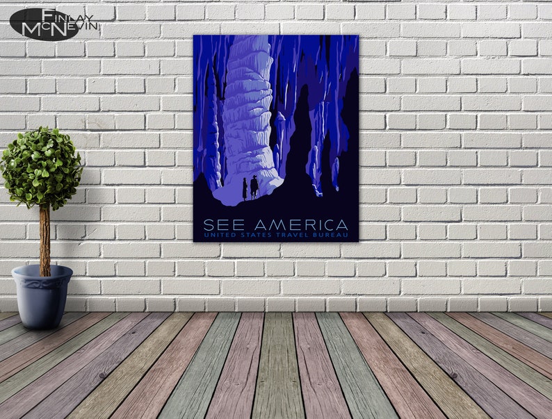 SEE AMERICA 3-Pack, Vintage 1930's WPA Poster Reproduction, United States Travel Posters image 3