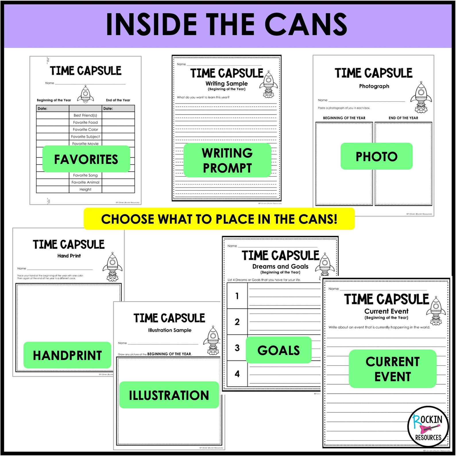 Back to School Time Capsule Activity: Printable Student Keepsake - Etsy