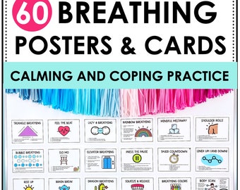 Affiches et cartes de respiration, PLEINE CONSCIENCE, Pratique apaisante, Pratique d'adaptation