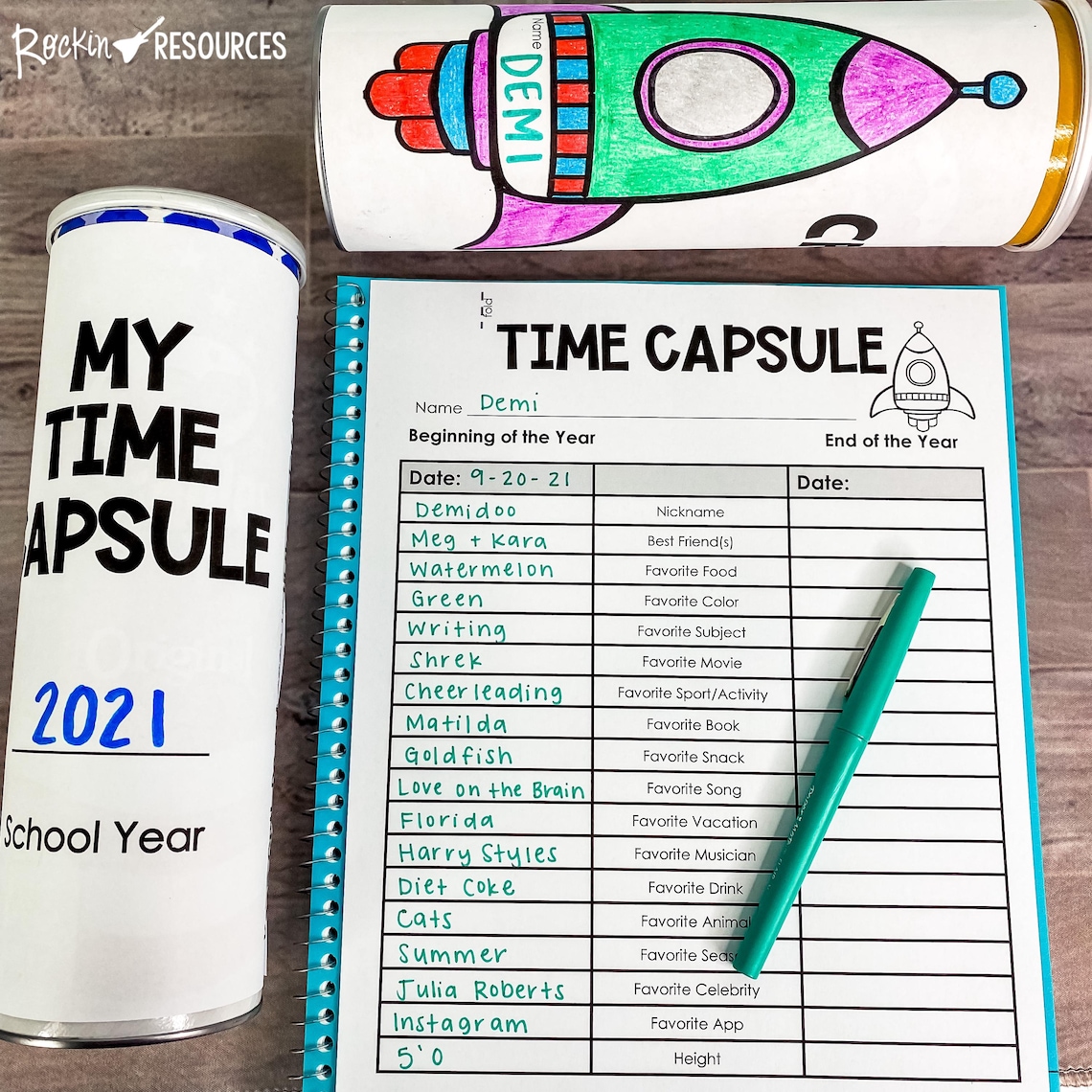 Back to School Time Capsule Activity: Printable Student Keepsake - Etsy