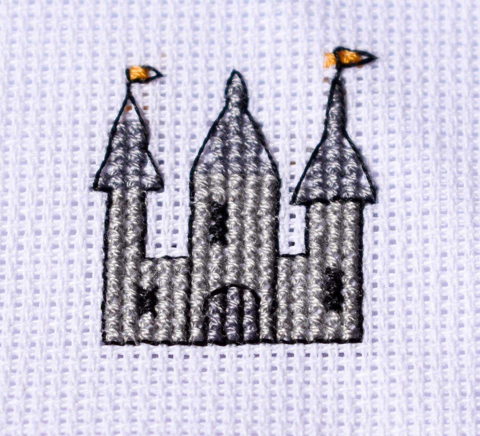 Cross Stitch Mini Fairy Tale Castle Pdf Pattern - Etsy