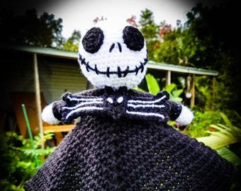 Jack Skellington inspired Lovey ***crochet pattern***