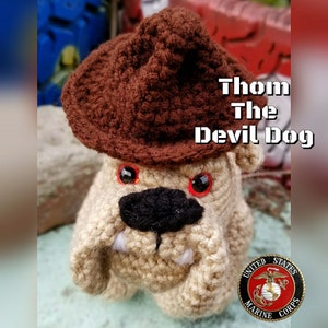 Thom the Devil Dog ***CROCHET PATTERN***