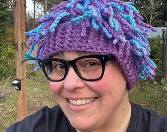 Funky Synapse Hat Purple/blues