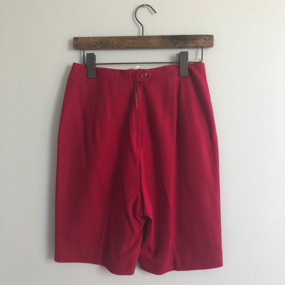 1970s Bobbie Brooks fuschia wool shorts - image 2