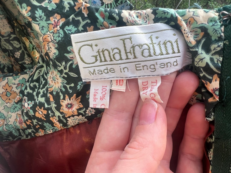 RARE GINA FRATINI WOOL DRESS ~ WOUNDED BIRD!