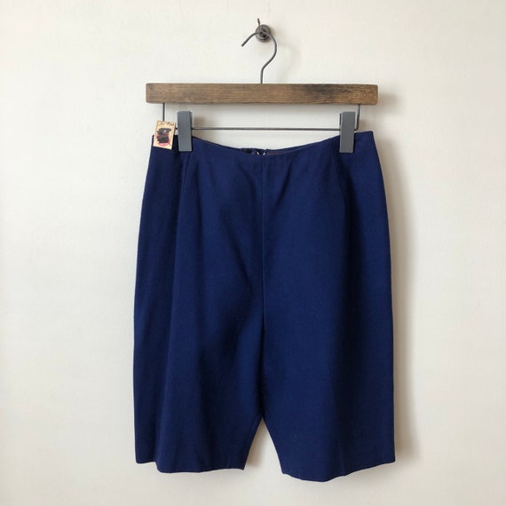 Bobbie Gold Button Blue Short Set