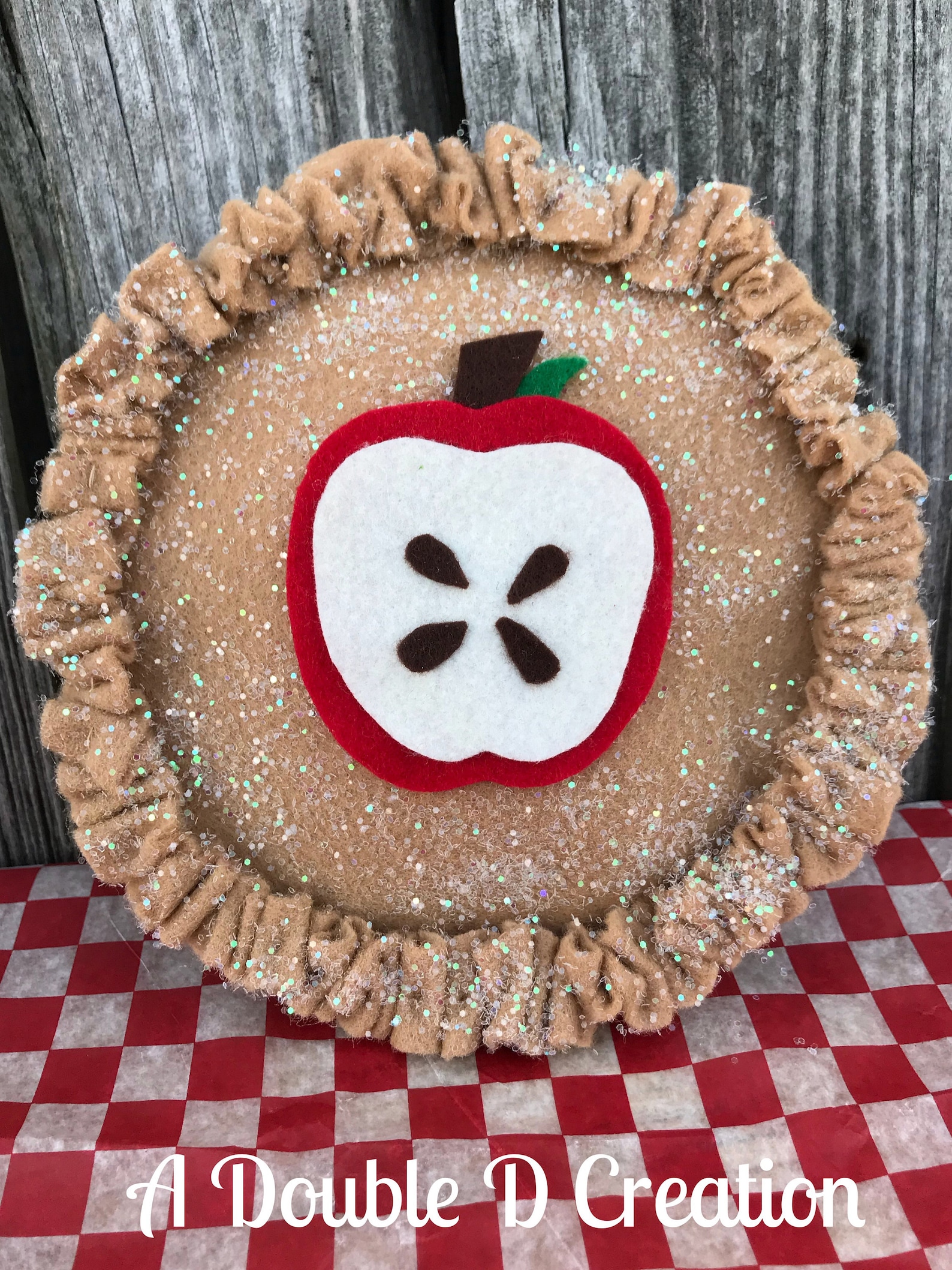 Felt Apple Pie Apple Pie Prop Apple Pie Decor Fake Apple Etsy Il 1588xN.1493620422 Vaiw