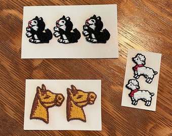 Vintage Animal Patches -- Multiples