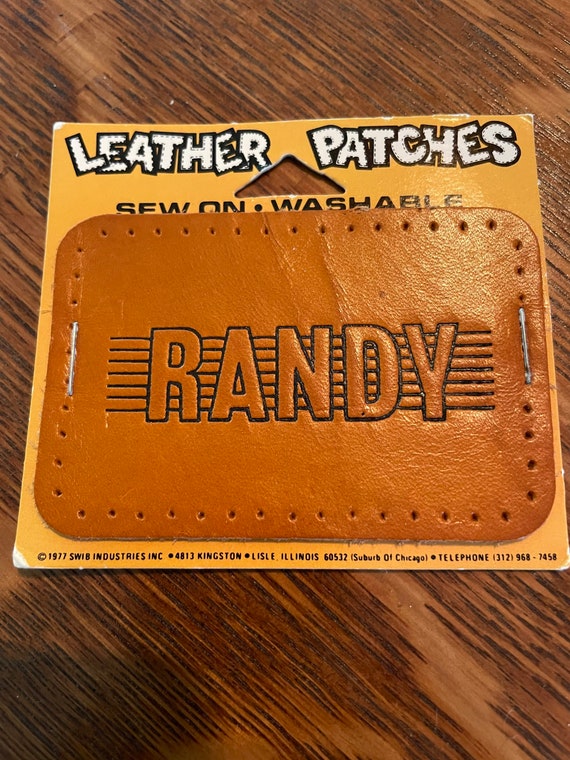 1977 Leather Patch - Randy - image 1
