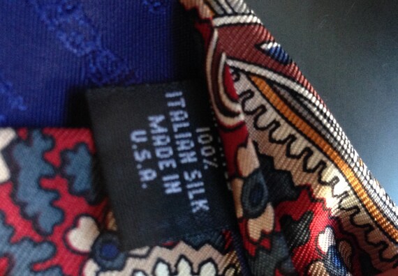 Liberty of London Italian Silk Paisley Tie - image 4