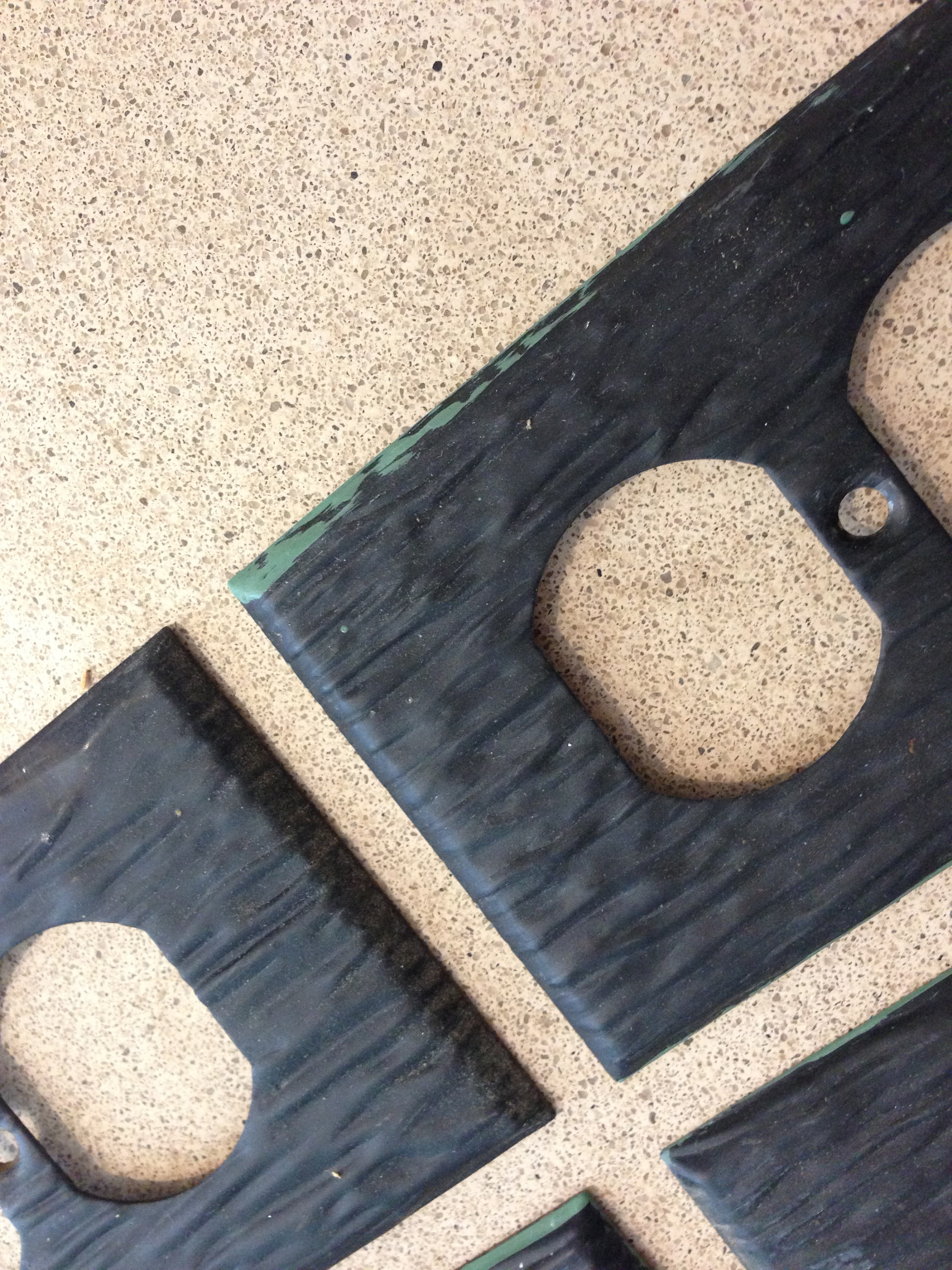 Wood Grain Texture Outlet Covers Vintage Set of 6 Etsy