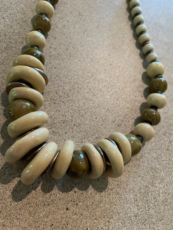 Ceramic Bead Necklace - image 4