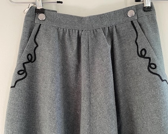 Grey Flannel Skirt
