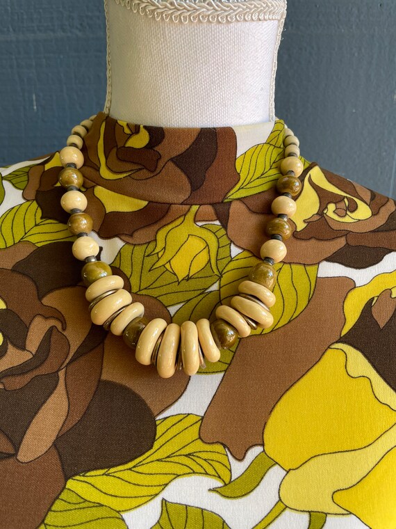 Ceramic Bead Necklace - image 1