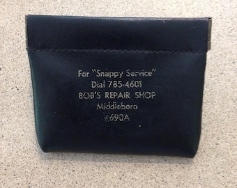 Bob's Repair Shop "Snappy" Coin Pouch - Vintage